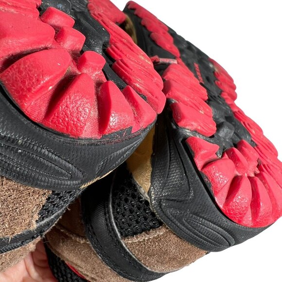 Merrell Select Dry Red Brown Hiking Boot Suede Size 2.5 EUR 33.5 Youth Shoe - Picture 7 of 10